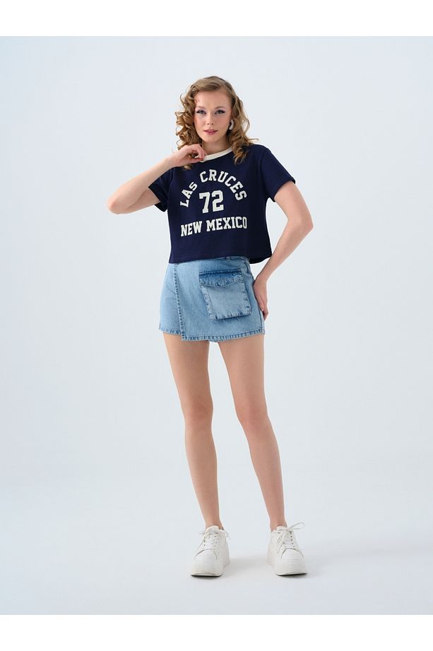 Regular Long Crop Kadın Tshirt K.kol - 2
