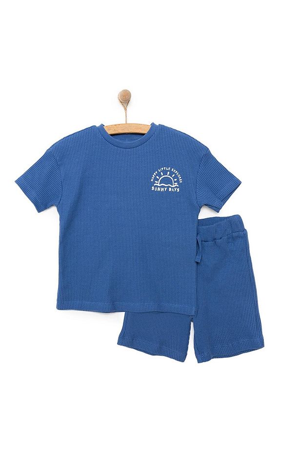 HelloBaby Little Sailor Erkek Tshirt-Şort Erkek Bebek - 1