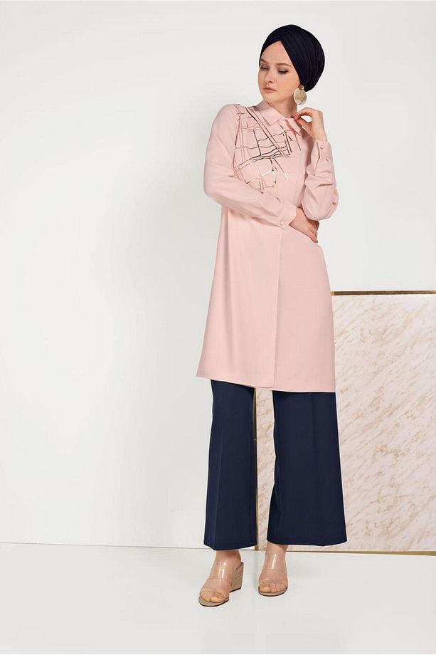 YALDIZ DETAYLI TUNİK 40469 - 2