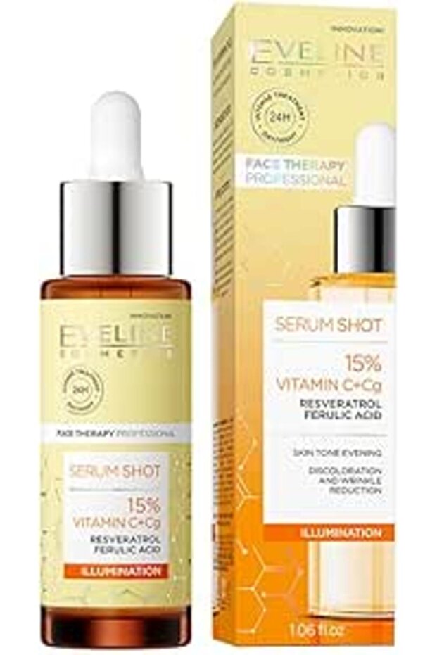 Eveline Cosmetics Serum Shot Vitamin C+Cg 15% Illumination, 30Ml