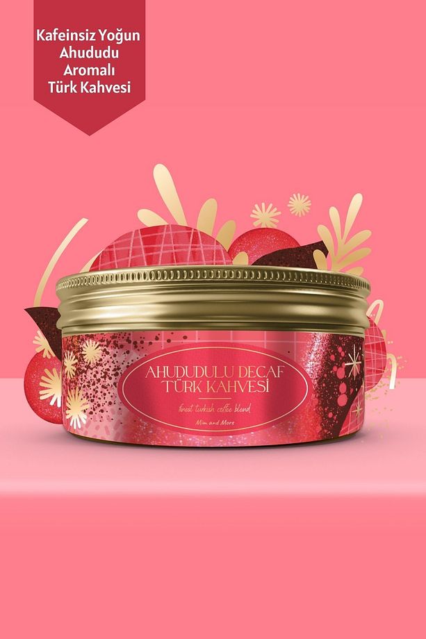 Decaf Raspberry İkili Kahve Seti - Kafeinsiz Ahududu Aromalı Türk Kahvesi, Filtre Kahve 2'li Set - 5