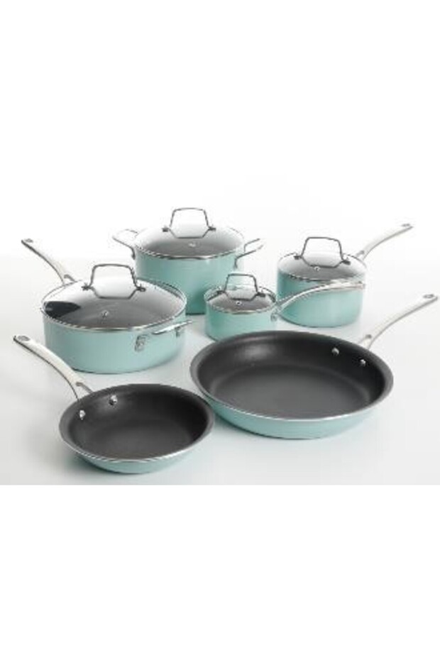 Lockton NonStick/Enamel ALU. 10Pcs blue