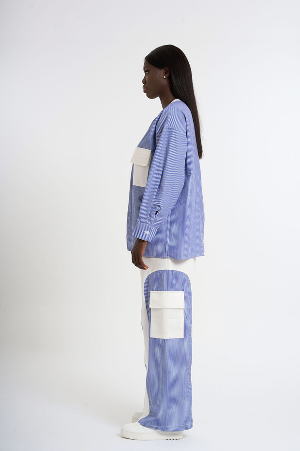 Set de trening cu buzunar garnit - 5