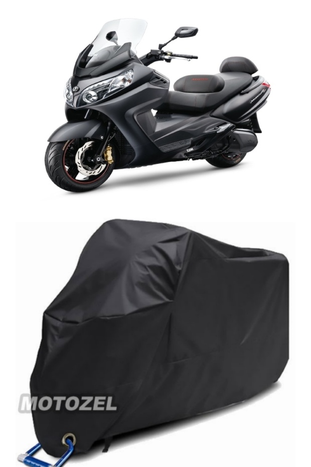قماش القنب الأسود المتوافق مع قفل Sym Maxsym 600i ABS مقاوم للماء
