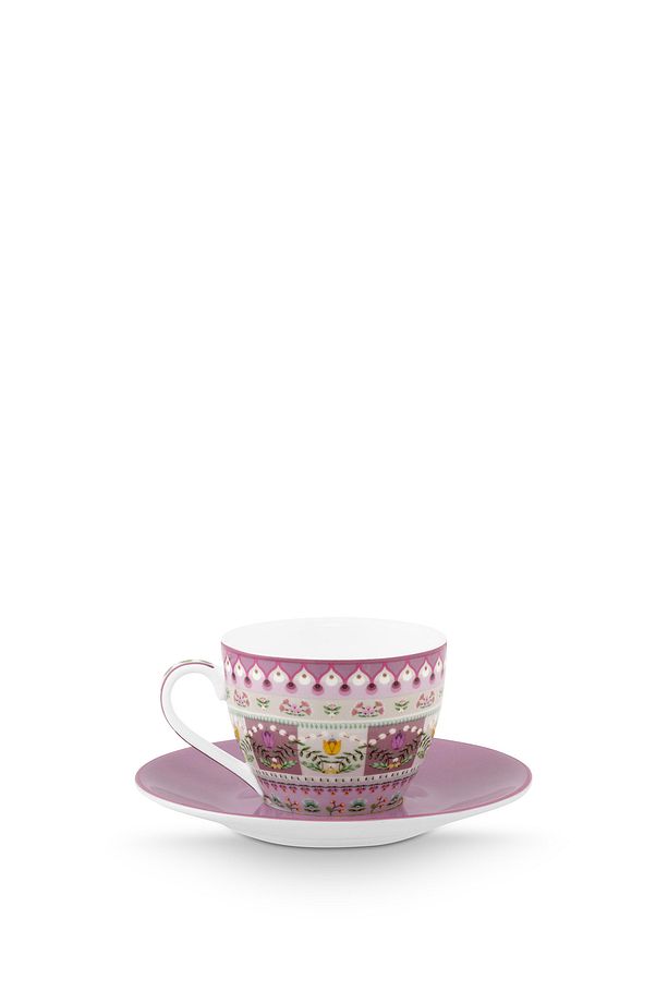 Lily Lotus Porselen 2li Kahve Fincanı Seti - 3