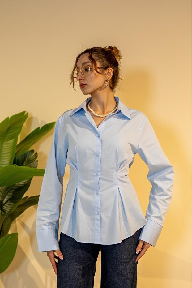 Küll Collection Belden Pensli Gömlek - 2