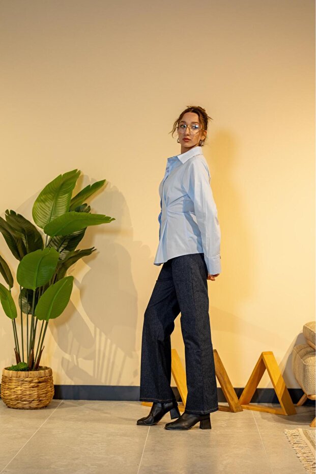 Küll Collection Belden Pensli Gömlek - 4