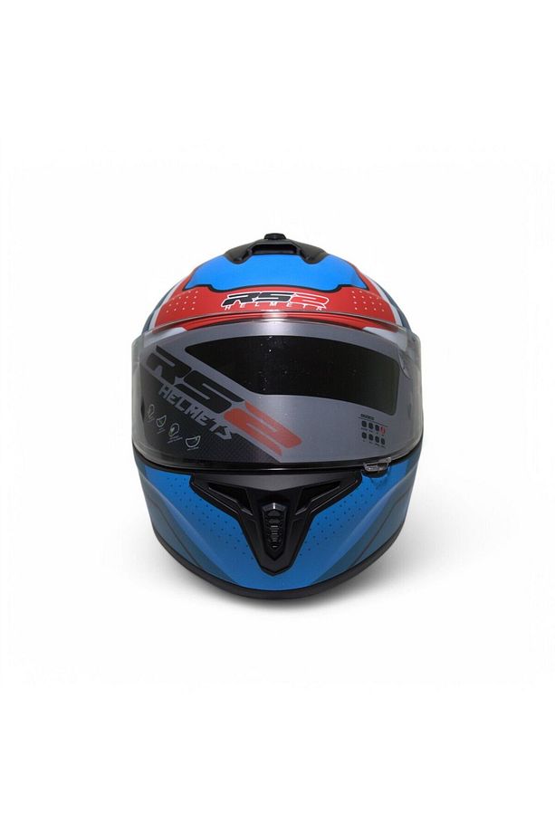 Kapalı Kask (SİYAH/MAVİ/KIRMIZI) #rs320 32010/1 - 2