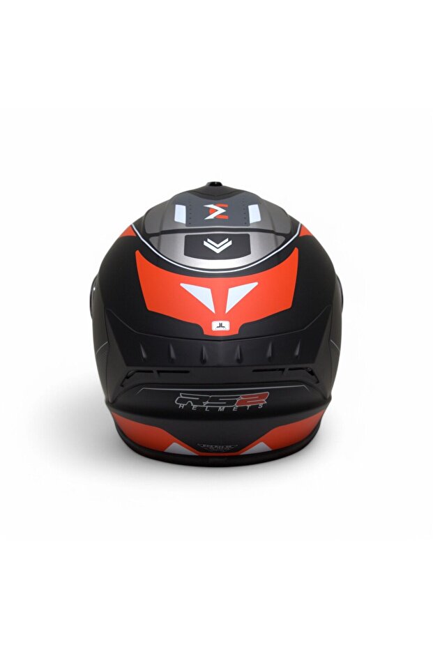 Kapalı Kask (SİYAH/TURUNCU/GRİ) #rs320 32011/7 - 3