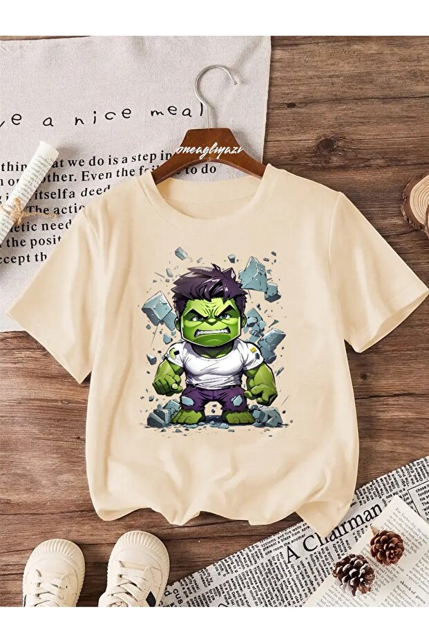 Hulk Printed Children's Oversize T-Shirt