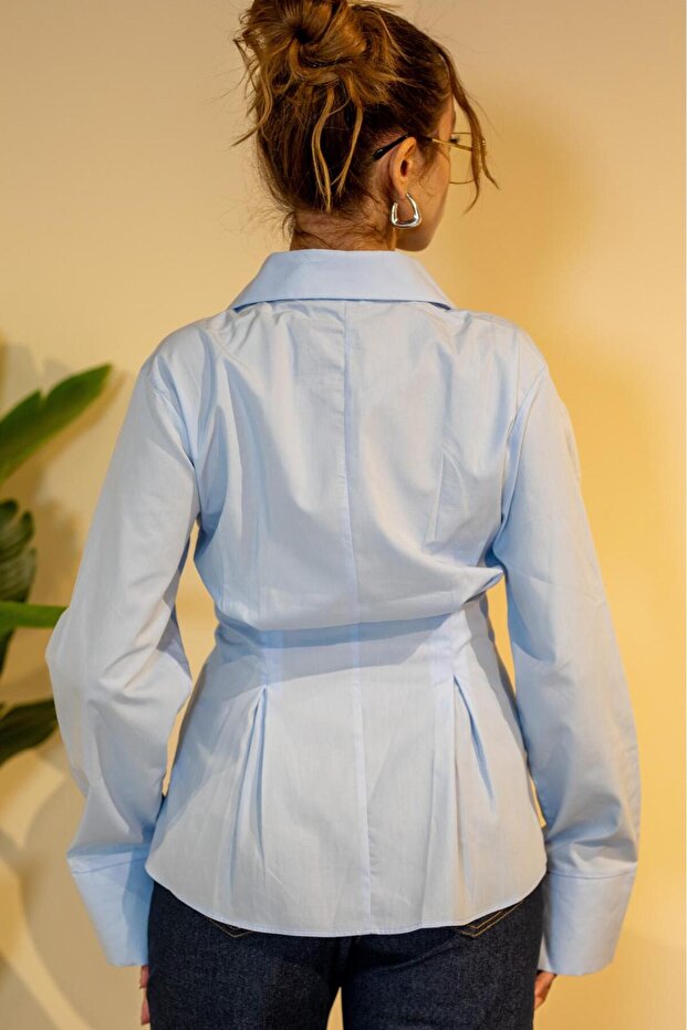 Küll Collection Belden Pensli Gömlek - 3