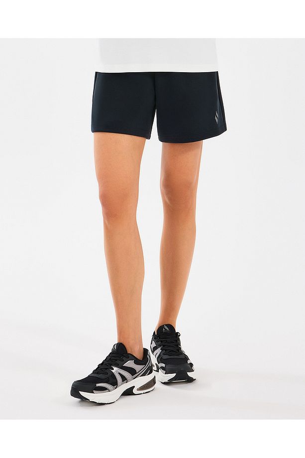 W Lounge Regular 5 Inch Sweatshort Kadın Siyah Şort S2510059-001 - 3
