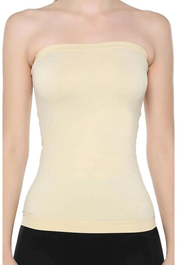 At-03-852 Women's Seamless Flexible Strapless Tank Top