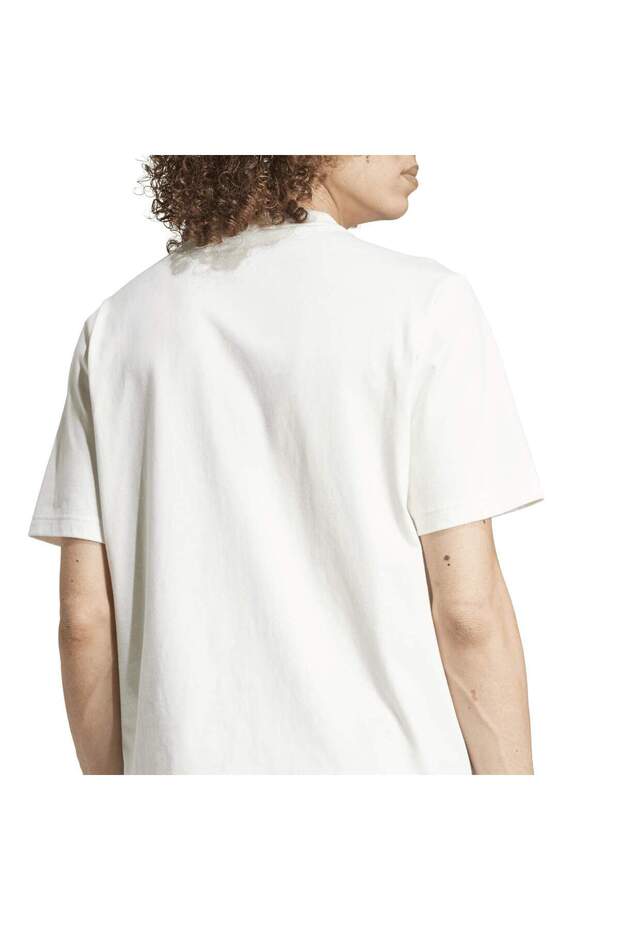 Beyaz Erkek T-shirt M Ce Tee Gd Jf3327 Beyaz Erkek T-shirt M Ce Tee Gd Jf3327 - 4