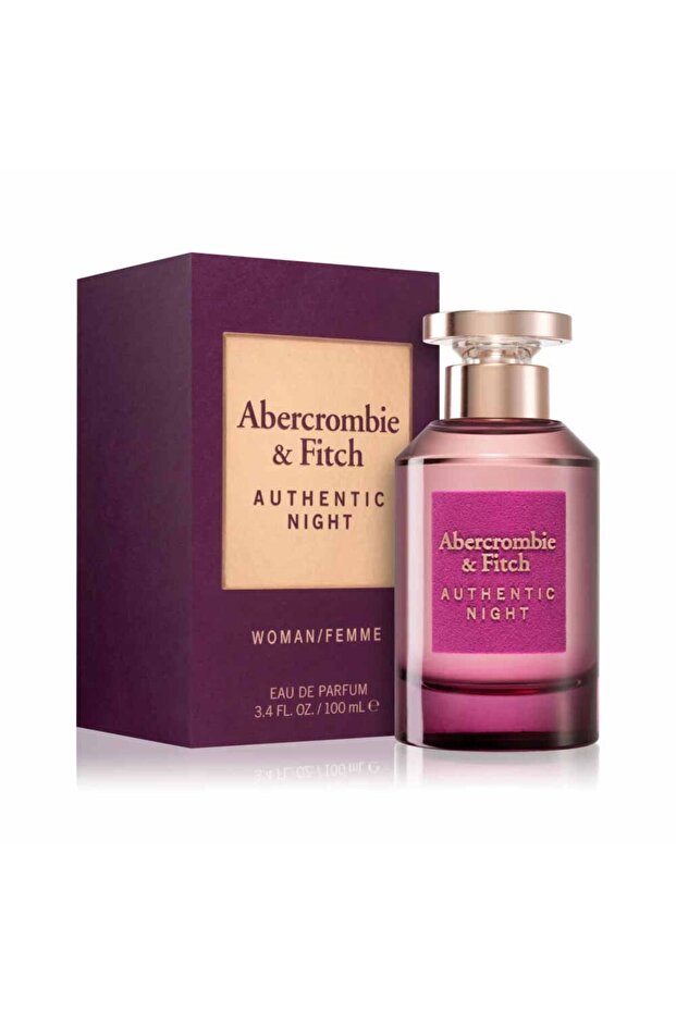 Abercrombie & Fitch Authentic Night For Women Eau De Parfum 100ml