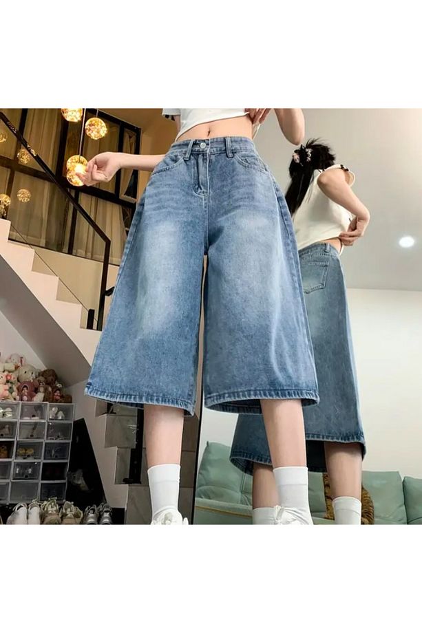 Y2K BAGGY  JEAN ŞORT BERMUDA - 3