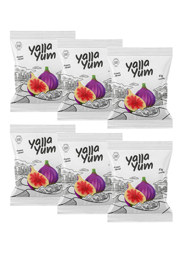 Set of 6 Packs Freeze Dried Fig - 6*15g