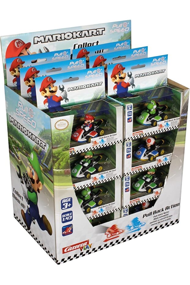 Nintendo Mario Kart 8 Pull Back Speed Scale 1:43 Asst. - 1 Piece
