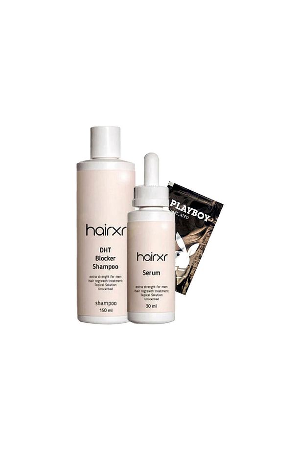 Hairxr DHT Blocker 150 ml Saç Bakım Şampuanı-30 ml Saç Güçlendirci Serumu+Jelle - 1