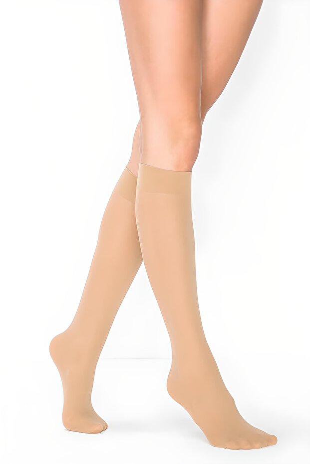 6 Lı Micro 40 Den Orta Kalın Mat Pantolon Çorap - 1