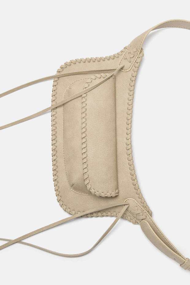 Örgülü bel çantası - 6