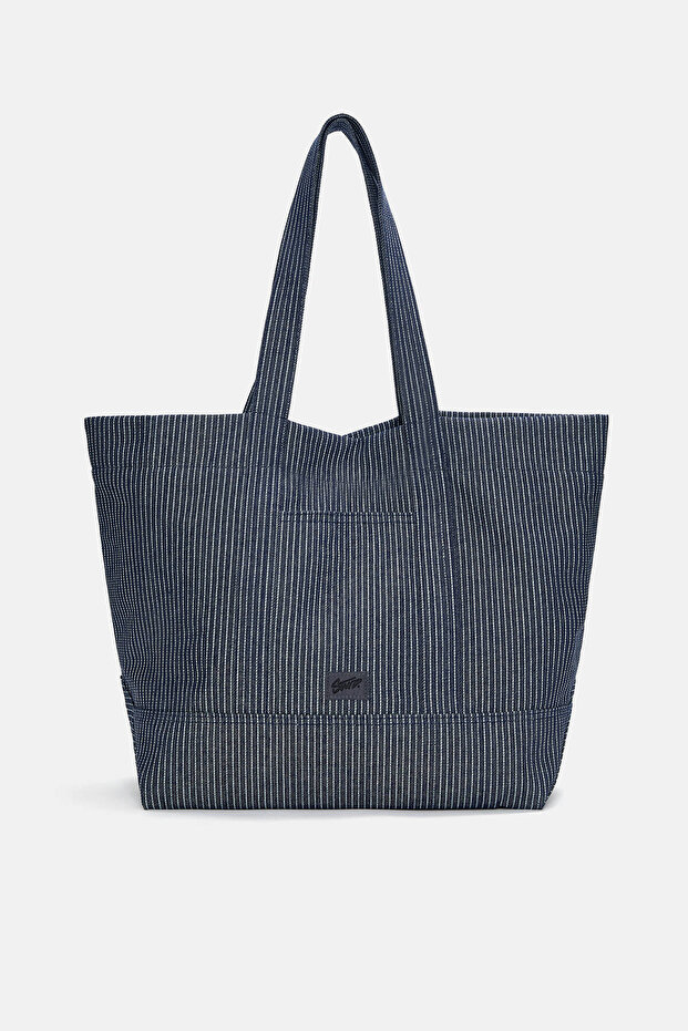 Çizgili STWD tote çanta - 1