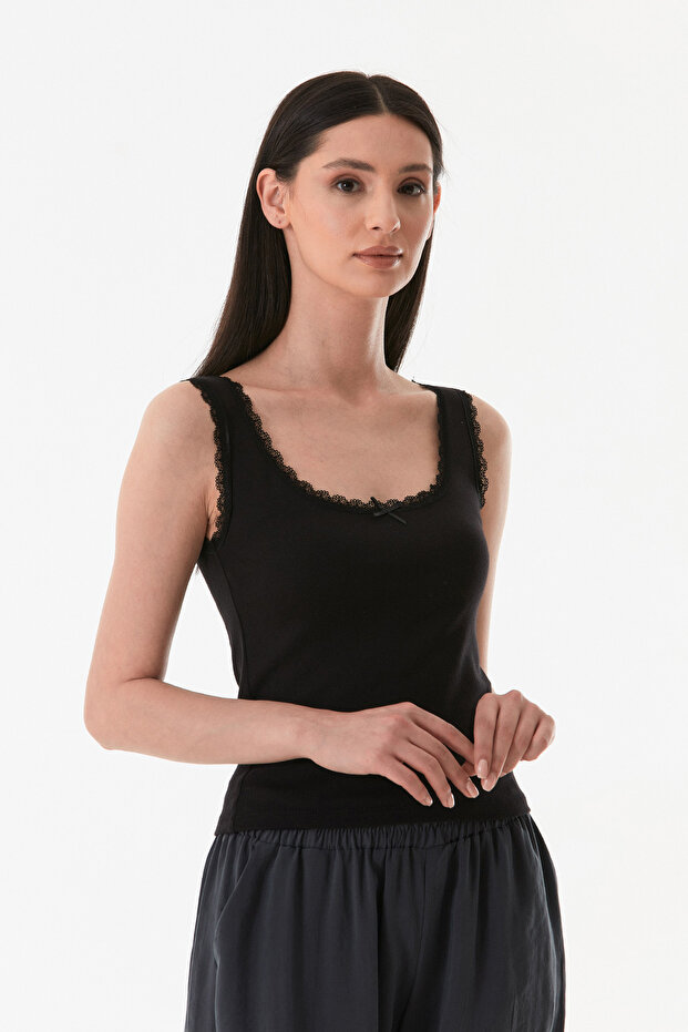 Basic Dantelli Askılı Body - 3