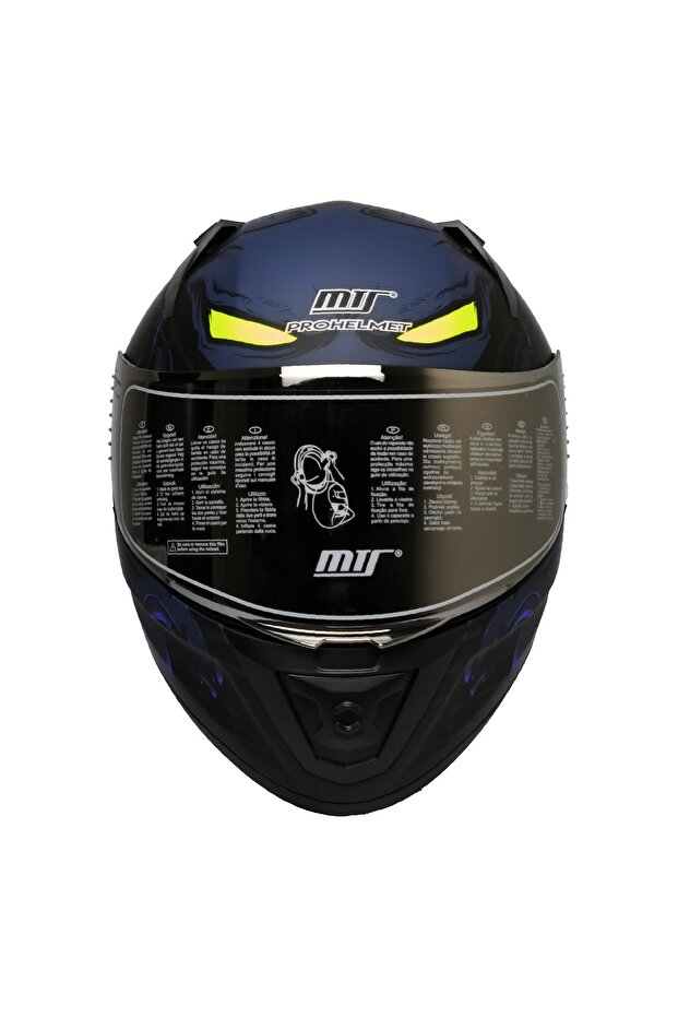 801 Mısıon Blue Full Face Kask - 3
