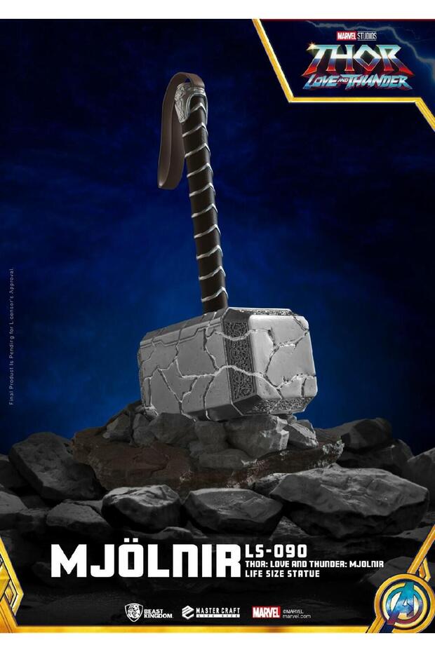 Thor Love And Thunder Mjolnir 1:1 Electronic Scale Statue - 5
