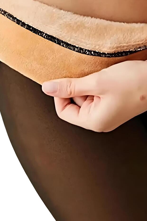 Thin Looking Termal Külotlu Çorap - 5