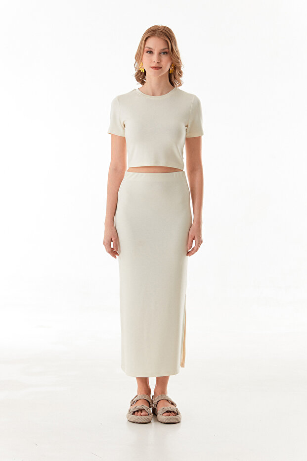 Basic Modal 2 Li Crop Etek Takım - 8