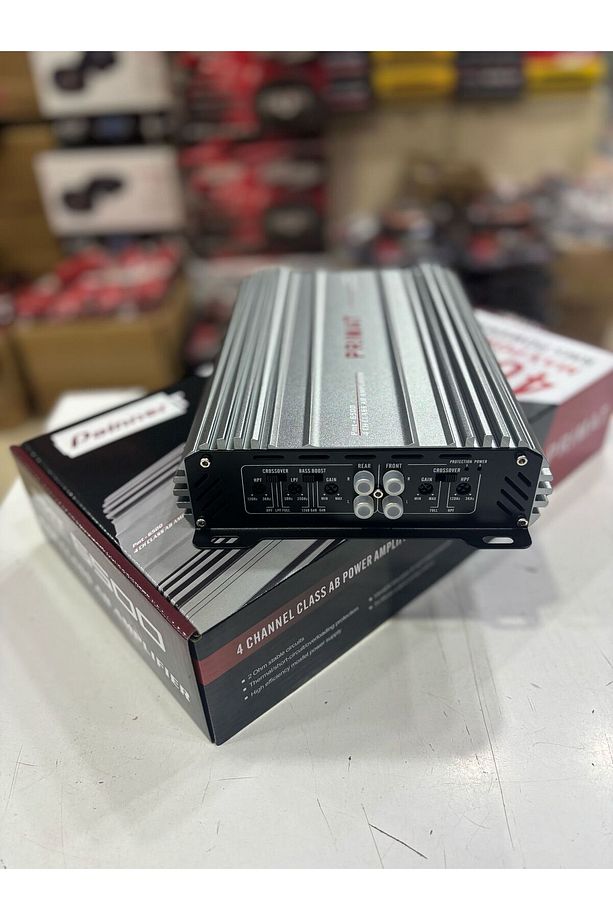 P-650.4 4000 Watt 4 Kanal 4ohm 4x65 Rms 2ohm 4x100rms  AB Class Profesyonel Oto Araba Amfisi - 3
