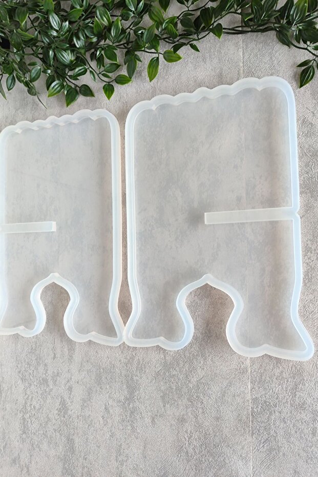 DALGALI DİKDÖRTGEN RAHLE SETİ EPOKSİ SİLİKON KALIBI - 3