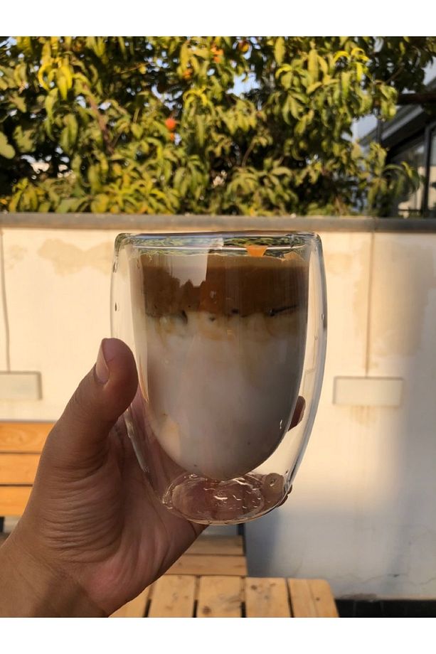 4'lü Çift Cidarlı 300 ml Çay ve Kahve Bardakları Seti – Isı Yalıtımlı, El Yakmayan ve Şık Tasarım - 2