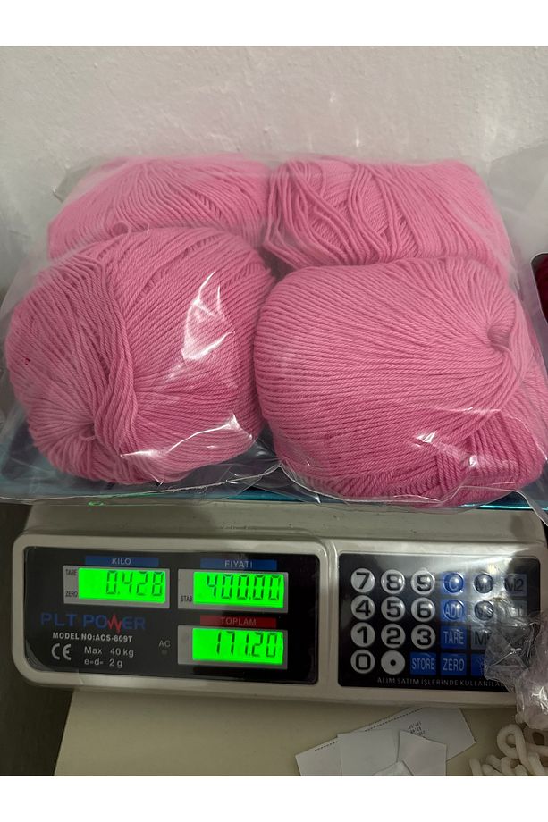 Himalaya örgü ipi(pembe)A kalite - 1