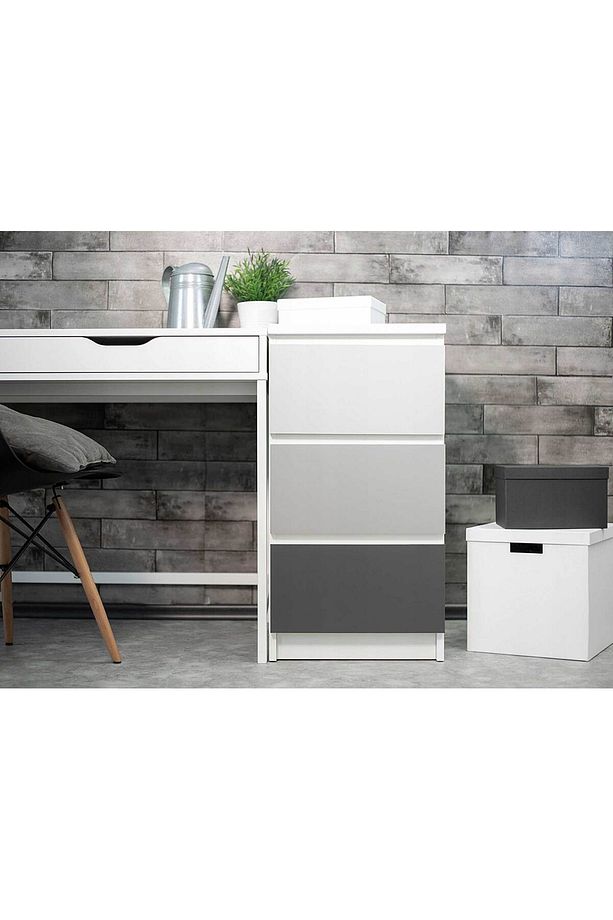 176-2020 Düz Mat Açık Gri Kendinden Yapışkanlı Folyo ( 45 Cm X 1 Mt ) - 3