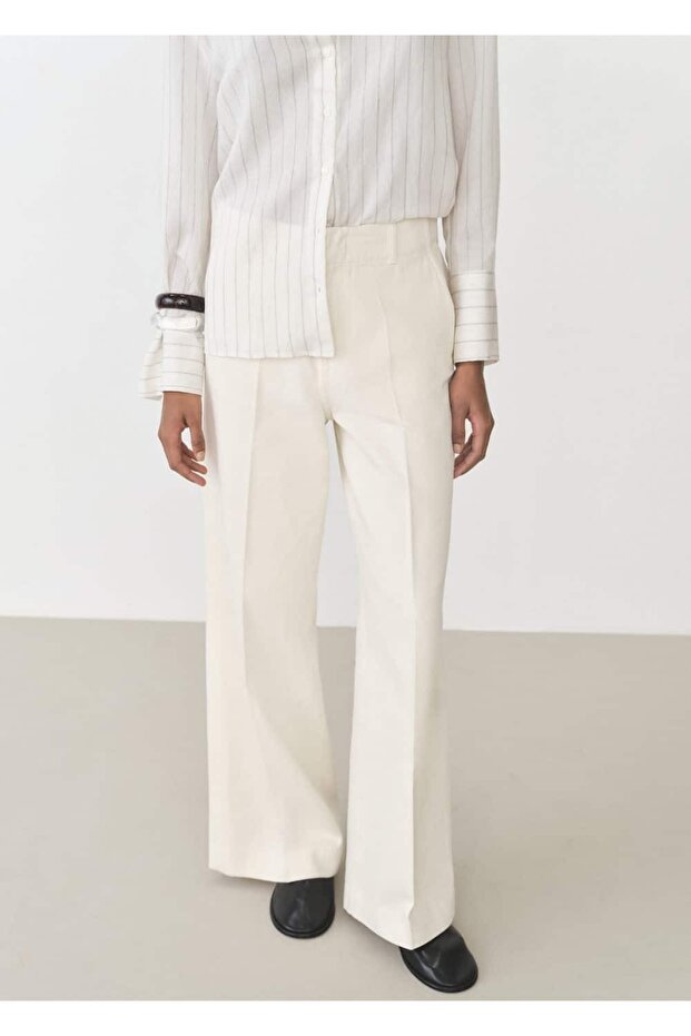 Baumwoll-Wideeg-Hose - 1