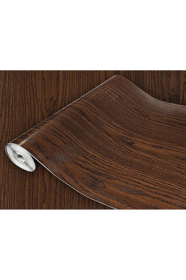 176-2165 Kendinden Yapışkanlı Ceviz Ahşap Desen Folyo ( 45 Cm X 1 Mt ) - 3