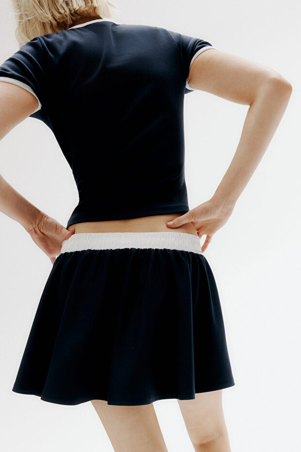 Kloş Mini Etek - 3