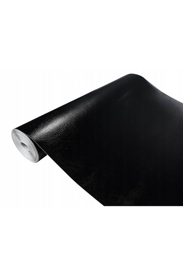 176-0656 Siyah Deri Görünümlü Kendinden Yapışkanlı Folyo ( 45 Cm X 1 Mt ) - 1