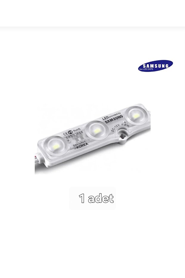 3'lü LED Modül Beyaz - 1