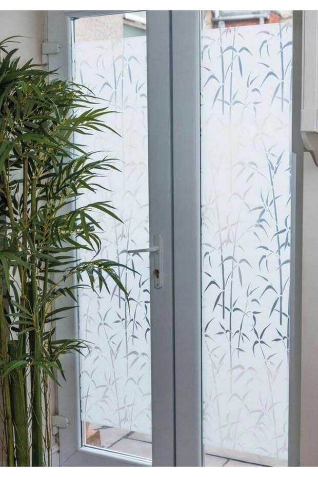 276-8349 رقائق زجاجية ذاتية اللصق بنمط الخيزران (67 سم × 2 طن متري)