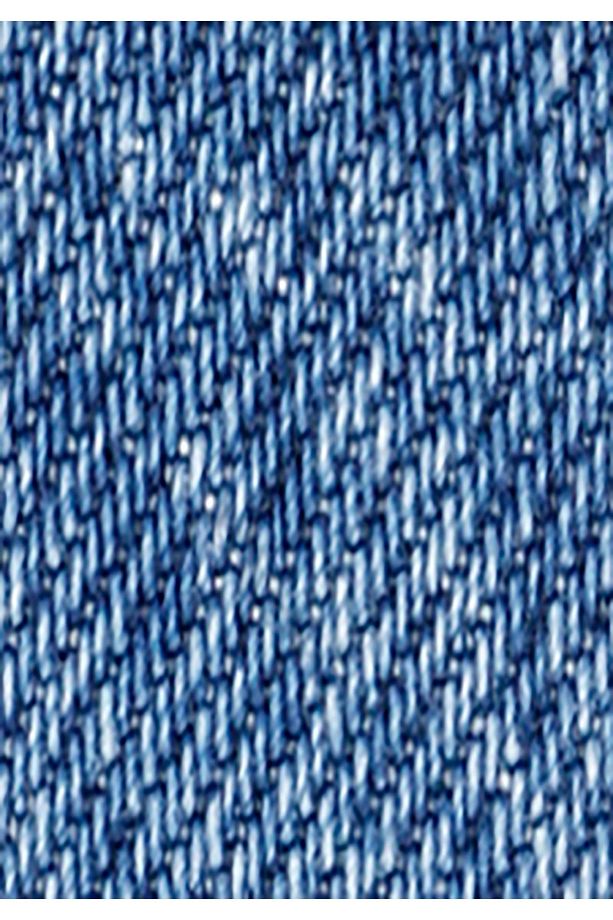 Regular Fit Orta Bel Erkek İndigo Jean Şort - 7