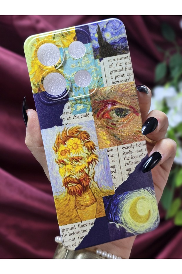 Xiaomi Redmi Note 13 Compatible Patterned Transparent Silicone Phone Case - 4