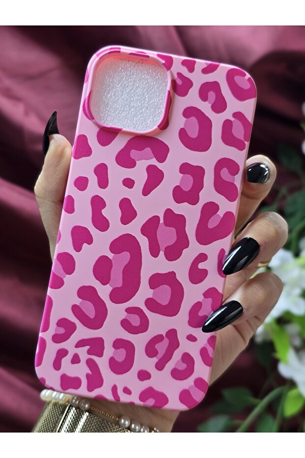 Pink Leopard Pattern Launch Case Compatible with iPhone 13/14 - 2