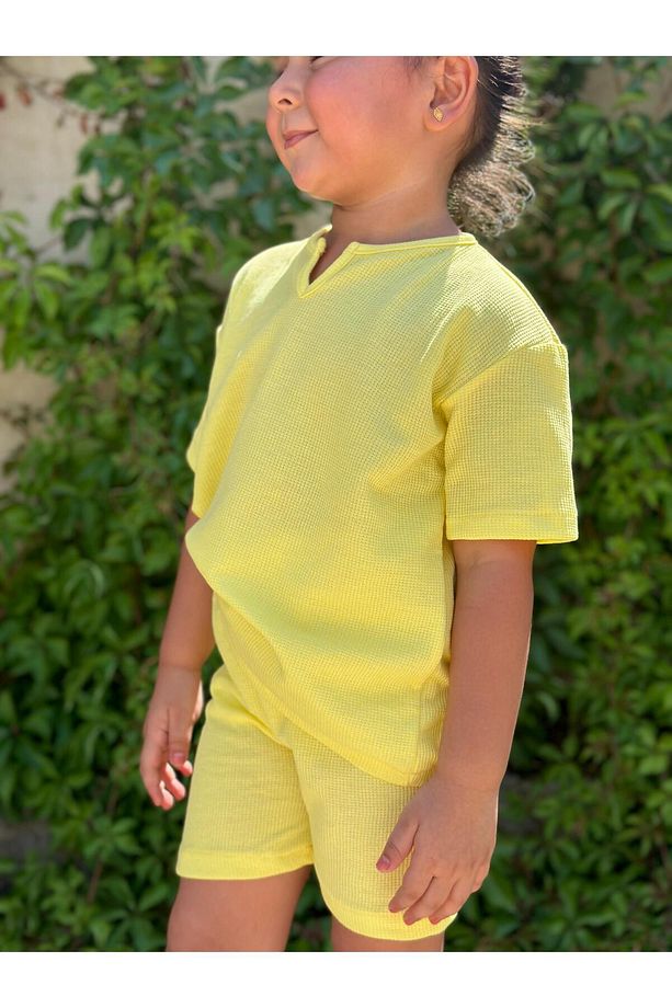 UNiSEX ERKEK KIZ BEBEK ÇOCUK ALT ÜST TAKIM - 4