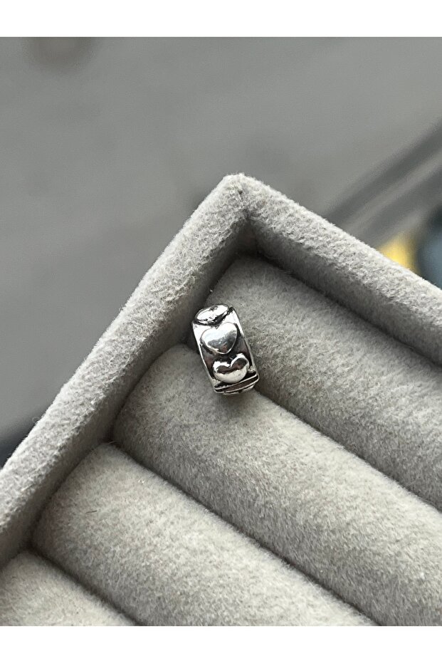 Bombe kalp klips stopper charm | asafaccessory - 1