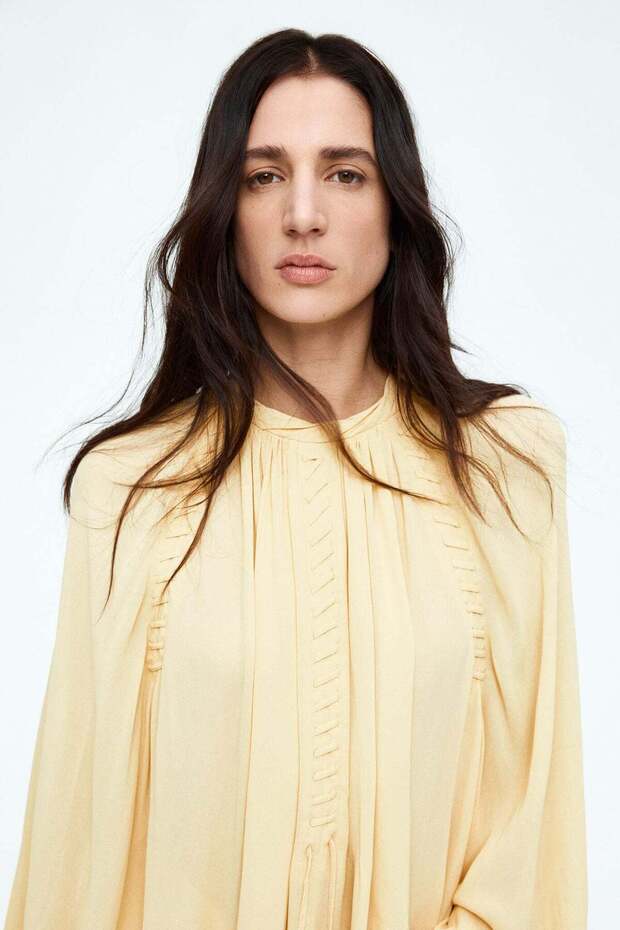 Oversized chiffon blouse - 2