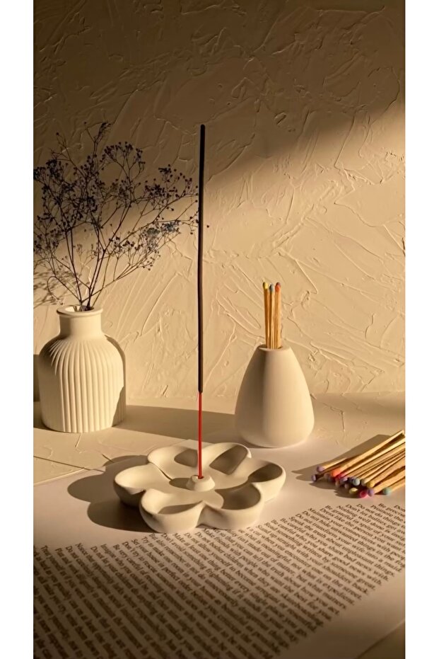 Çiçek Model Tütsülük (tütsü hediyeli) - 1
