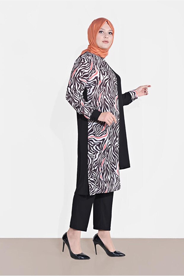 Patterned Tunic 2874 - Comfortable Fit - 3